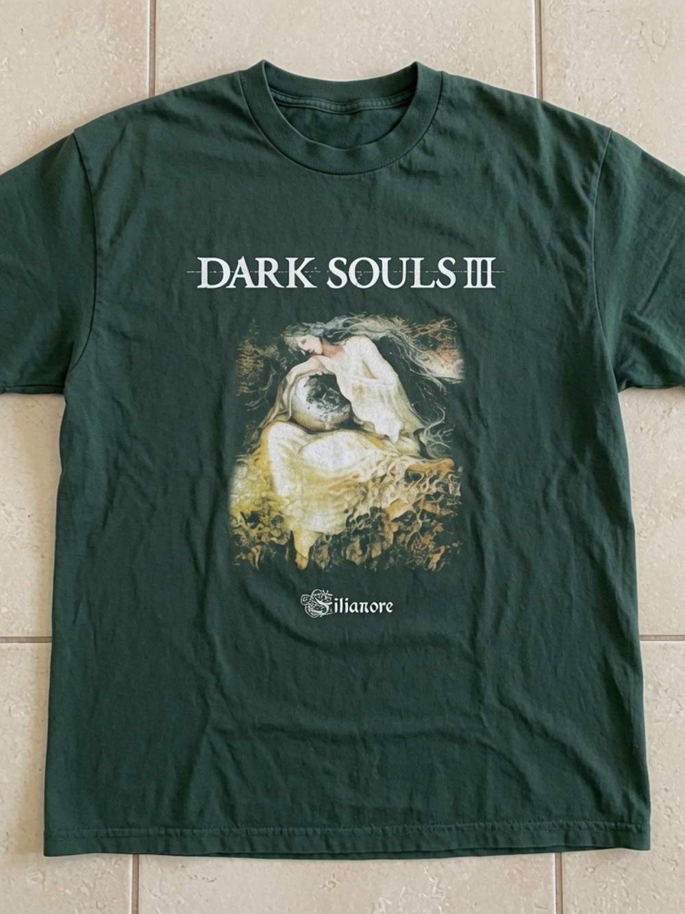 Gildan Green T-shirt Dark Souls Iii Sifanore Green Graphic Tee